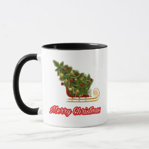 Mug 12.Ho Ho Ho Père Noël rire visage joyeux Noël