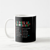 Mug 12 Jour De Dentistesse Noël Dentiste Dentaire Hygi (Gauche)