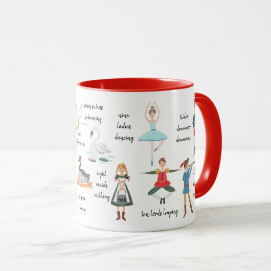 Mug 12 jours de Noël (Devant droit)