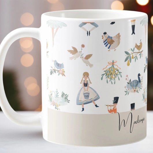 Mug 12 Jours de Noël Motif de vacances