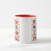 Mug 12 Jours D'Impression De La Boue De Noël (Centre)