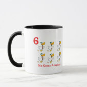 Mug 12 jours six oies pondant (Gauche)