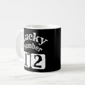 Mug 12 - Lucky Numéro 12 Chuck (Devant gauche)