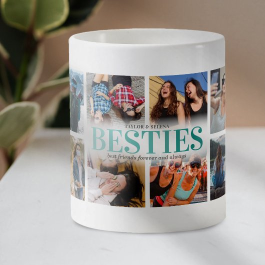 Mug 12 Meilleure Amie Collage Photo