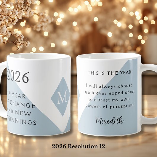 Mug 12. New Year Resolution for 2026 Year of Change