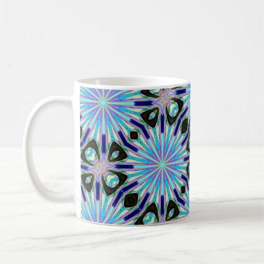 Mug 12 points étoile bleue muscade (Gauche)