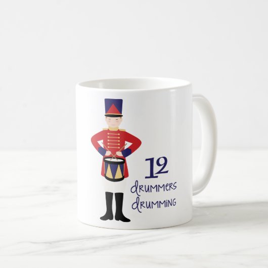 Mug 12 tambours (Devant droit)