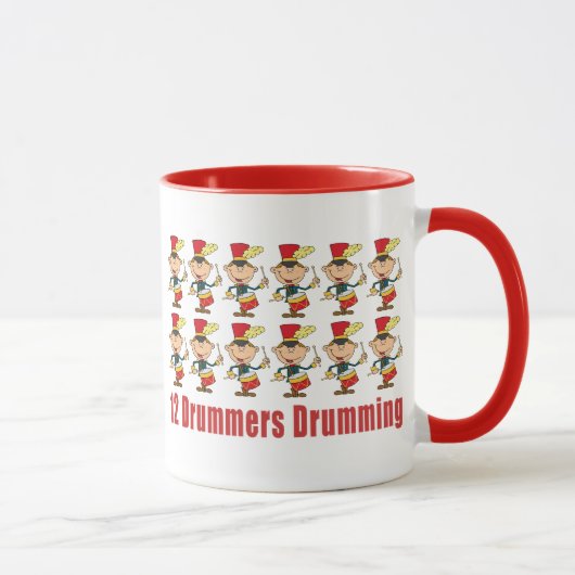 Mug 12 tambours tambourinant des broussailles (Droite)