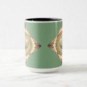 Mug 12e/30e anniversaire de Mariage Pearl & Green (Centre)