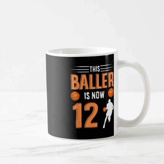 Mug 12e anniversaire de basketball - Ce joueur est mai (Droite)