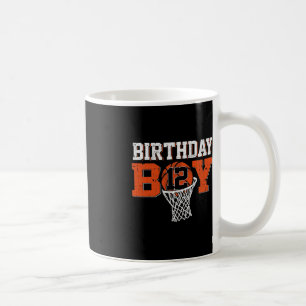 Mug 12e anniversaire garçon de basketball Lover 12 ans