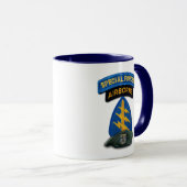 Mug 12e Groupe des forces spéciales Berets verts SF SF (Devant droit)