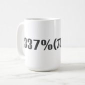 Mug 1337 Glider (Devant gauche)