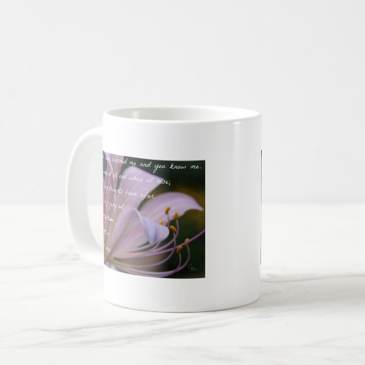 Mug 139:1 de psaume - lis de 3 lilas (Devant gauche)