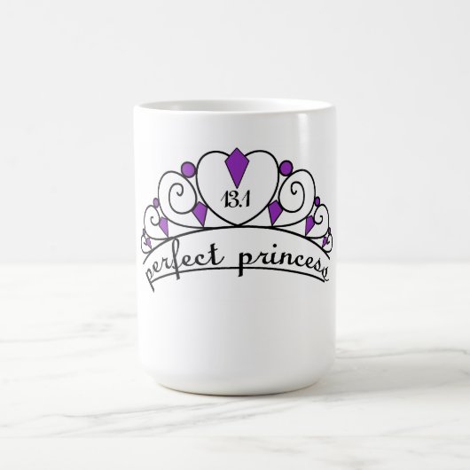 Mug 13,1 Princesse parfaite (pourpre) (Centre)