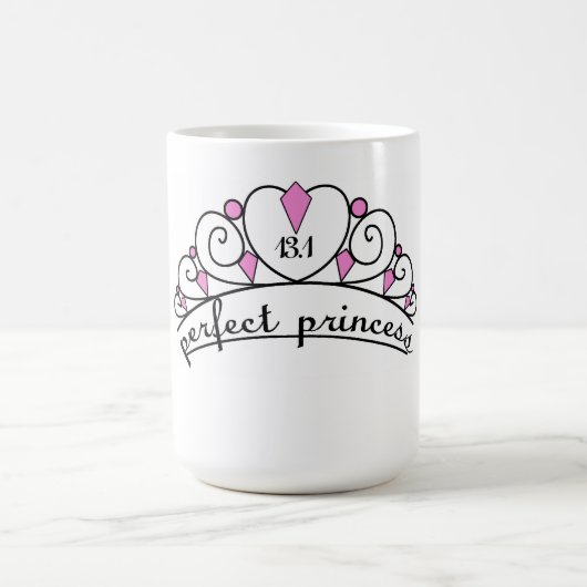 Mug 13,1 Princesse parfaite (rose) (Centre)