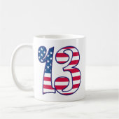 Mug 13 âge Etats-Unis (Gauche)