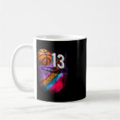 Mug 13 ans 13e anniversaire Basketball Ado officiel (Gauche)