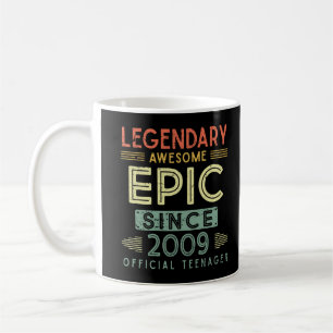 Mug 13e anniversaire Légendaire 2009 Adolescent offic