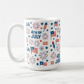 Mug 14 juillet 🇫🇷 | Feux d'artifice, Étoiles & Améri (Gauche)