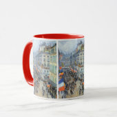 Mug 14 juillet, rue Daunou par Childe Hassam (Devant gauche)