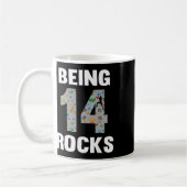 Mug 14 Year Old Rock Climber Birthday 14th Climber Bei (Gauche)