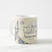 Mug 14e anniversaire des Opals & Eléphants Mariages (Devant gauche)