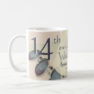 Mug 14e anniversaire des Opals & Eléphants Mariages