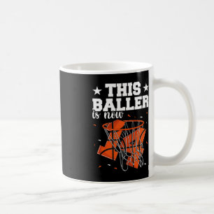 Mug 14e anniversaire garçons de basket-ball