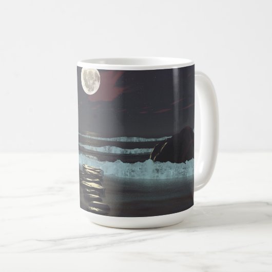 Mug 14oz mg avec l'image "Stony Path" (Devant droit)