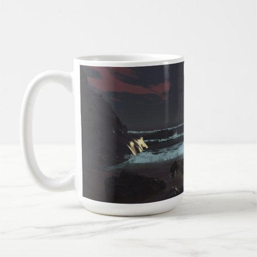Mug 14oz mg avec l'image "Stony Path" (Gauche)