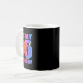 Mug 15 ans 15e Basketball Anniversaire Thème B (Devant gauche)