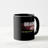 Mug 15 ans Anniversaire du travail 15e emploi (Devant droit)