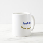 Mug 15 ans NOM PERSONNALISÉ AA Coin Vous êtes un gagna (Devant droit)