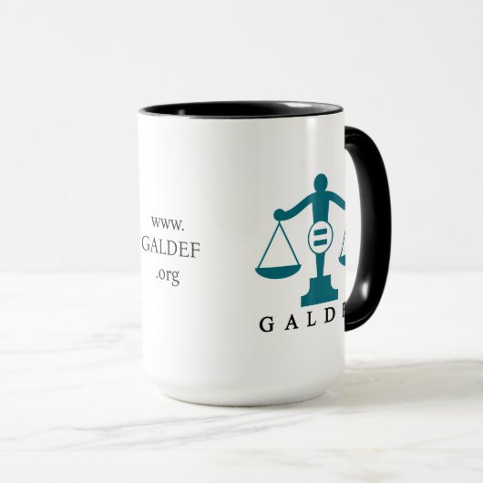 Mug 15 oz. (Devant droit)