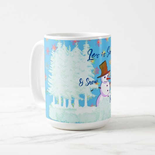 Mug  15 Oz. Café Boissons chaudes En hiver (Devant gauche)