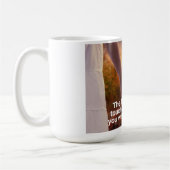 Mug 15 oz de café avec citation et photo d'amour (Gauche)