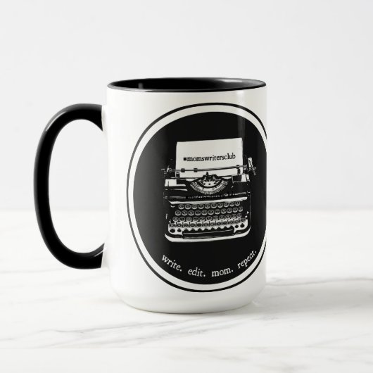 Mug 15 oz noir/noir (Gauche)