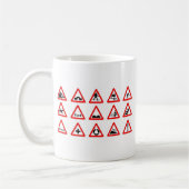 Mug 15 Signes de trafic triangulaire (Gauche)