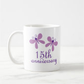 Mug 15ème Anniversaire de mariage (Gauche)
