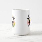 Mug 15oz : Attention à votre propre (blanc) (Centre)