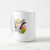 Mug 15oz : Attention à votre propre (blanc) (Devant gauche)