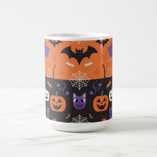 Mug 15oz conçu pour Halloween (Centre)