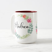 Mug 15oz d'Andrea (voir plus d'options) (Devant gauche)