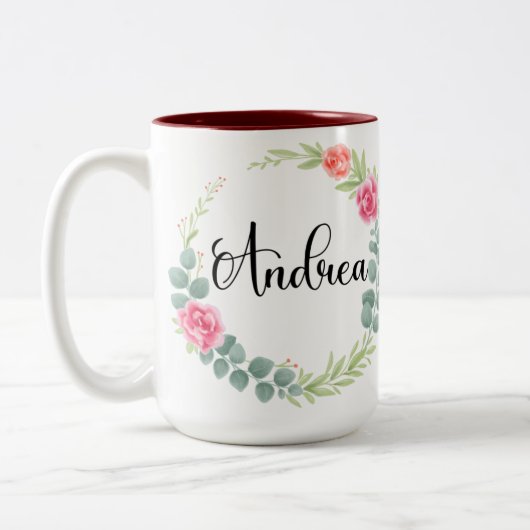 Mug 15oz d'Andrea (voir plus d'options) (Gauche)