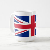 Mug 15oz du Drapeau britannique (Devant gauche)