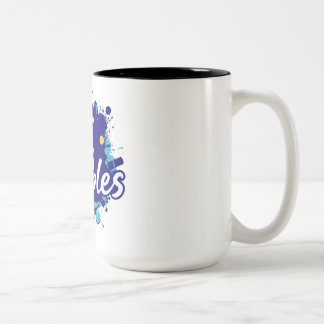 Mug - 15oz tweekleurige koffiemok