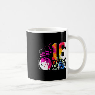 Mug 16 ans d'être merveilleux Bowling 16e anniversaire