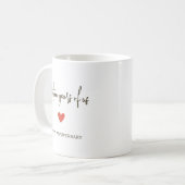 Mug 16e Anniversaire – Seize Ans Ensemble (Devant gauche)
