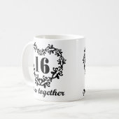 Mug 16ème Anniversaire 16 ans ensemble de coeur de (Devant gauche)